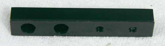 Air America black 3.25 inch rail bar drop, one front set screw, clean good shape