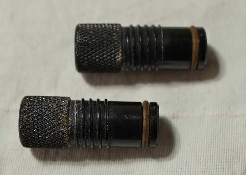 F4 front lower tube plug, used shape