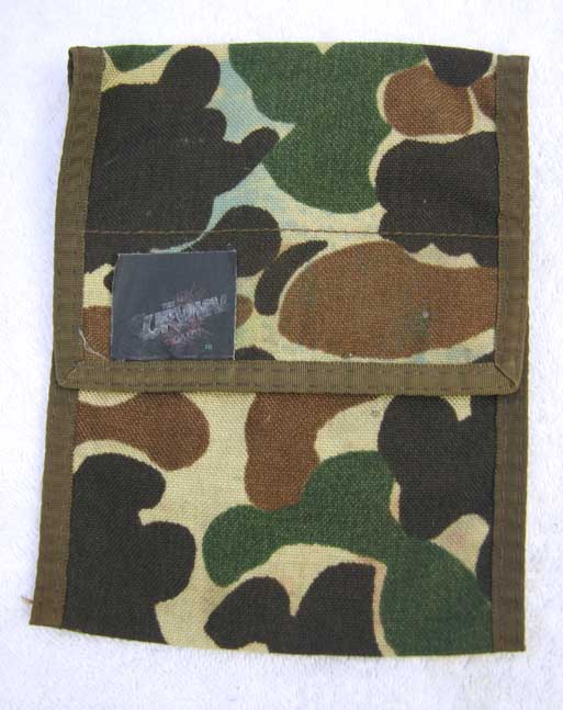 survival game 10 rd tube pack, empty inside, used shape, worn logo on front