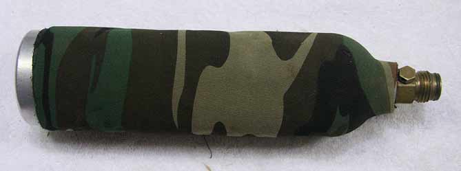 Camo 12 oz tank cover, used
