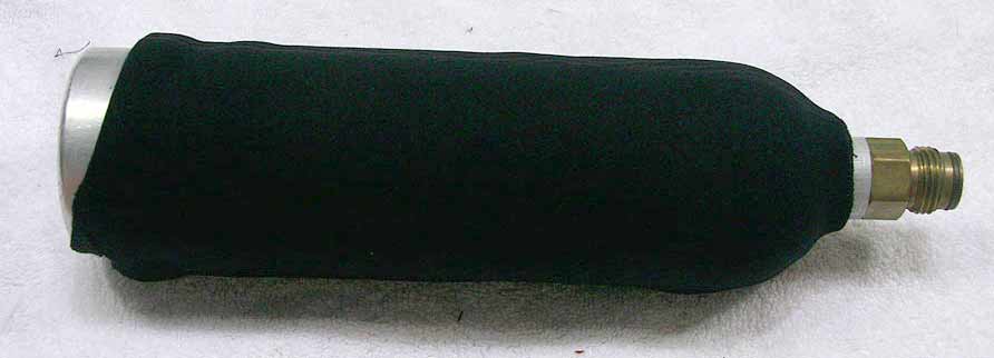 Black 12 oz tank cover, used