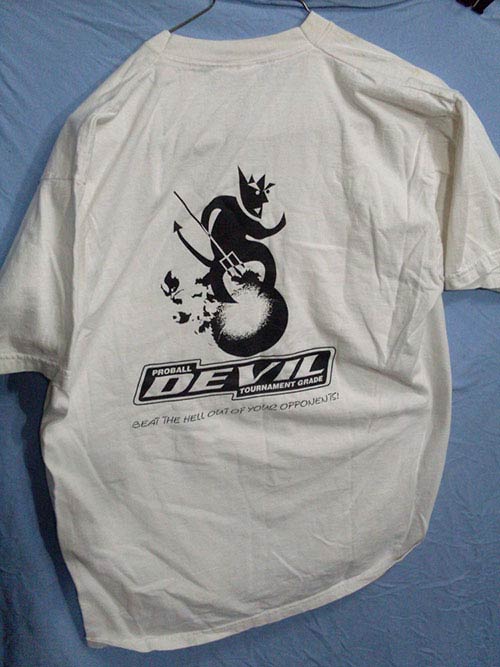 Pro Ball Devil, tournament grade shirt. Size is large.
