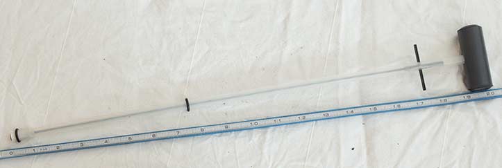 20 inch classic straight shot style squeegie. Clear plastic body