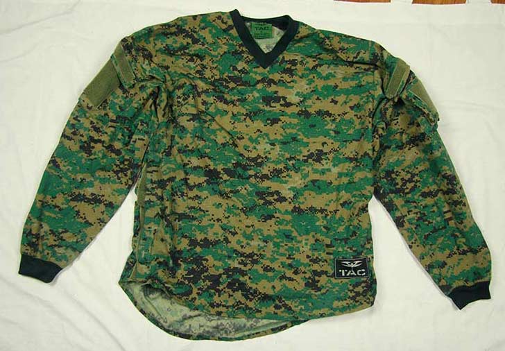 Size Large - Valken brown and Green Digital Camo Pullover, Ripstop, great shape 