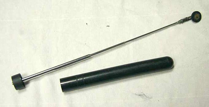 Telescoping squeegee in 10rd tube, black tube.