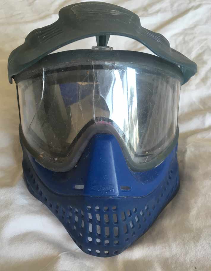 JT Flex 7 Blue Ize Mask in Used shape. See photos