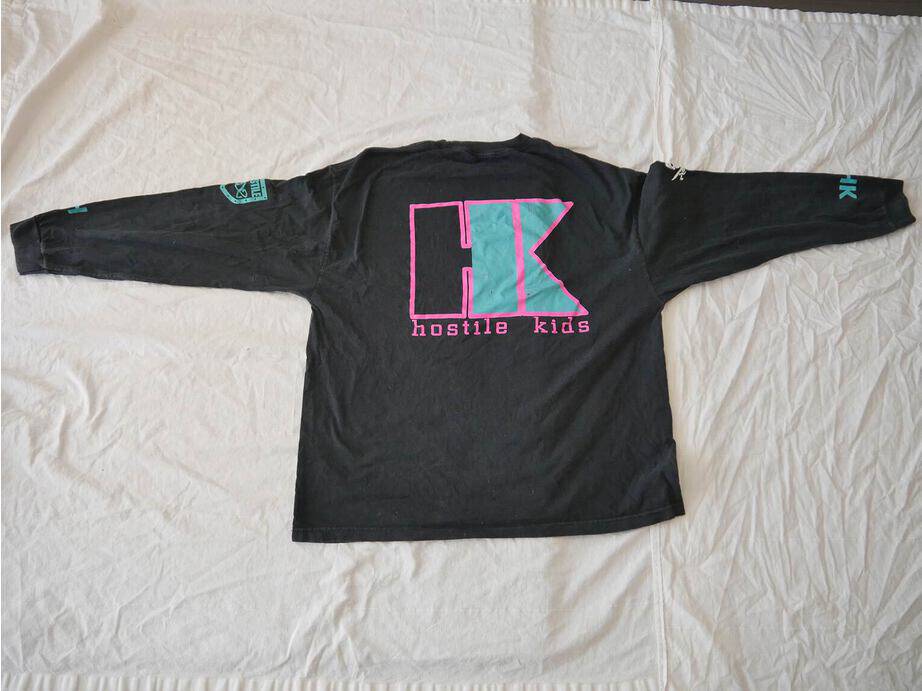 HK Hostile Kids Long Sleeve Shirt. XXL, used shape. See photo