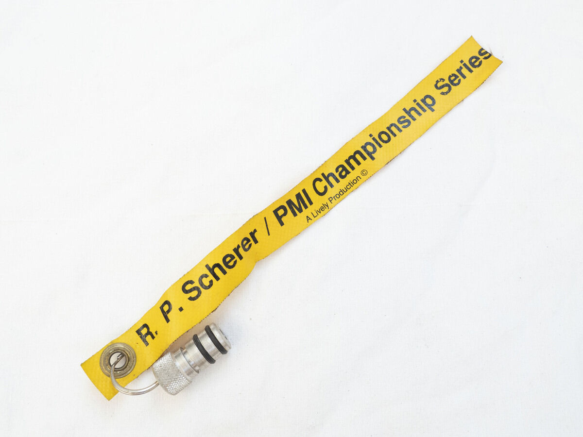Aluminum WGP style barrel plug with RPS / PMI championship Series tag