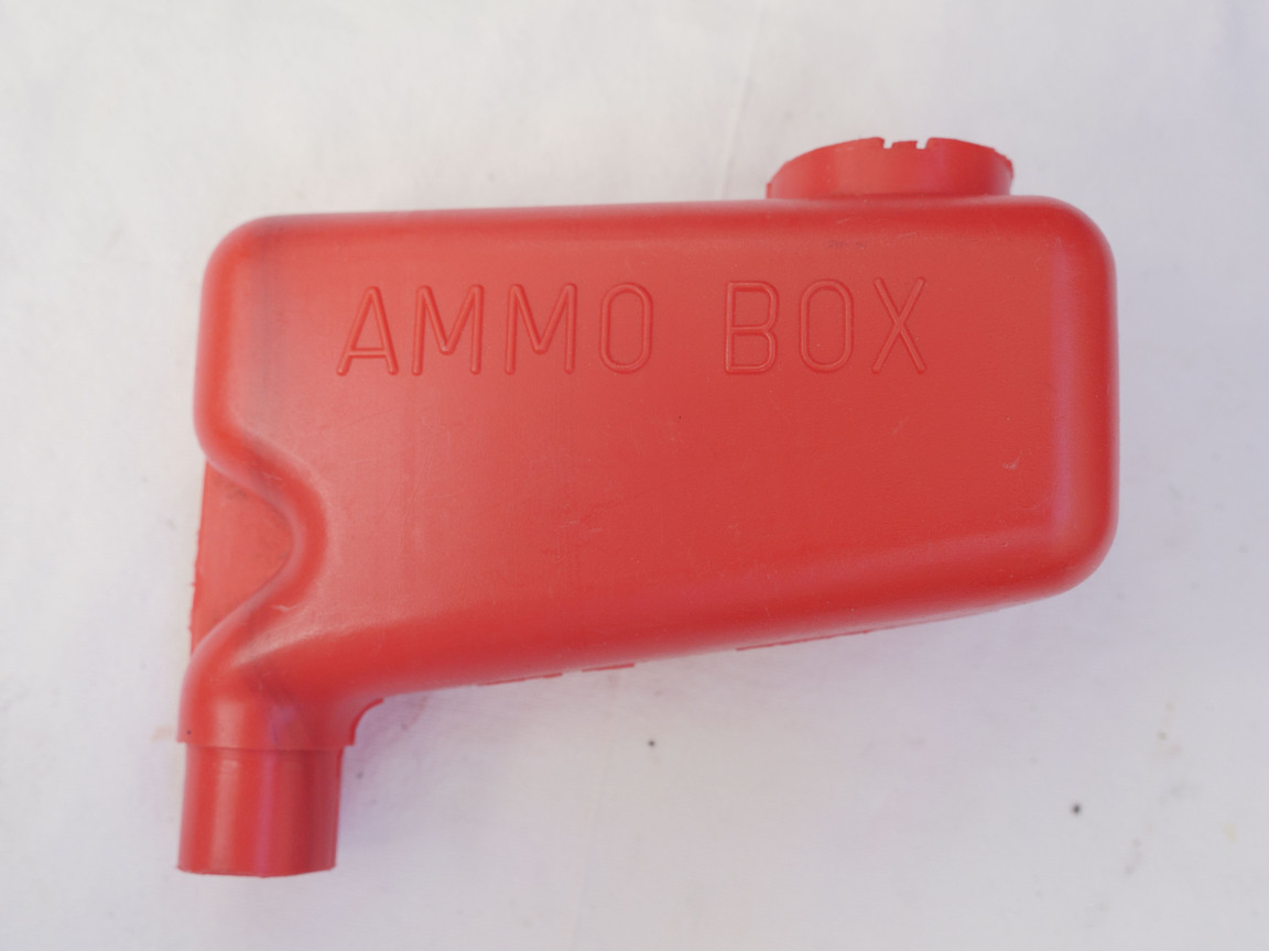 Red Ammo Box loader, branded for AGS, looks great