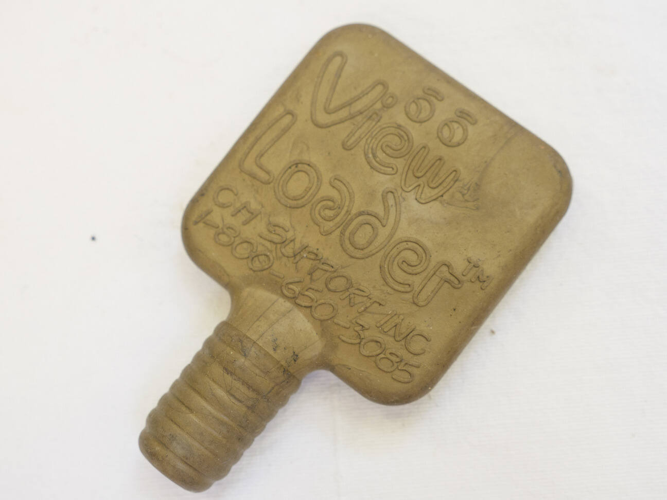 Viewloader Gold soft plastic barrel plug, used