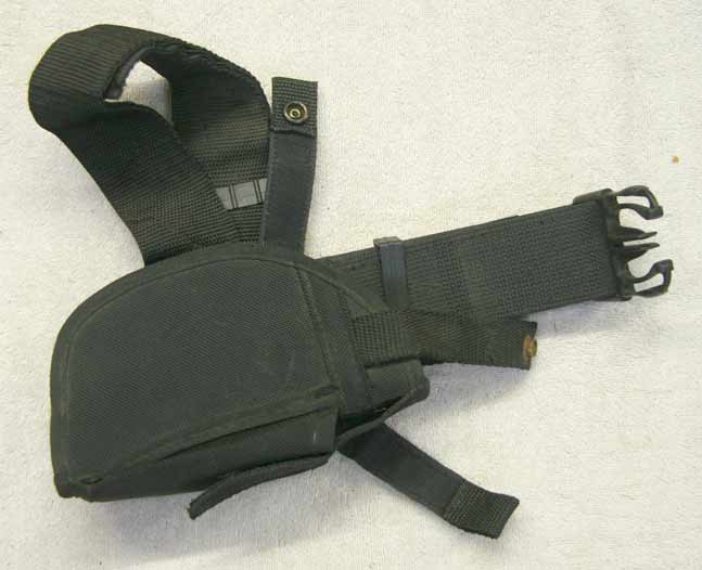 small holster, doesn;t fit any of my test pistols, used decent shape, heavy duty