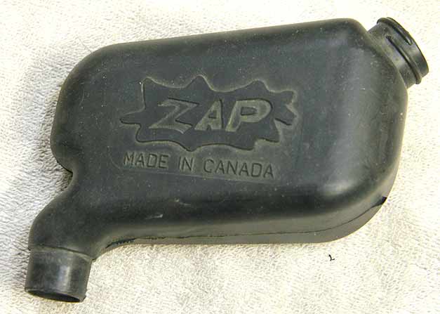 Zap ammo box, holds around 40-50, used decent shape without lid, od is .85 inches