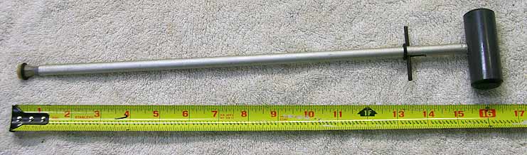 16 inch super old style pre straight shot, t handle, body is aluminum, used but decent shape