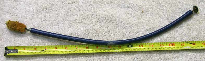 Blue ~19 inch taso possum tail squeegie, have both ends, used