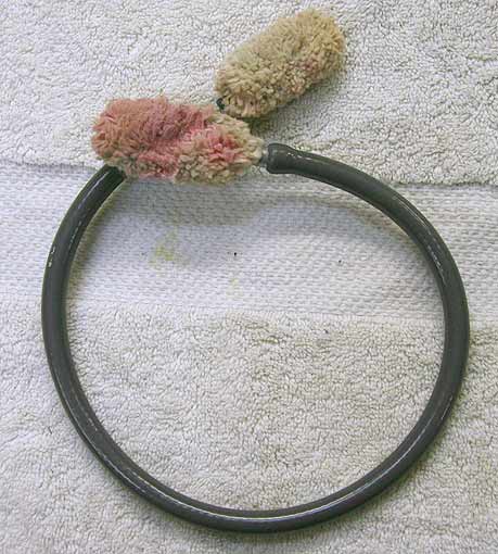 Grey ~22 inch taso possum tail squeegie, swab on both ends, used