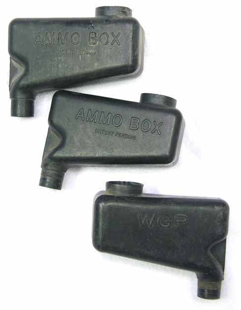 used shape WGP ammo box, worn neck and dirty