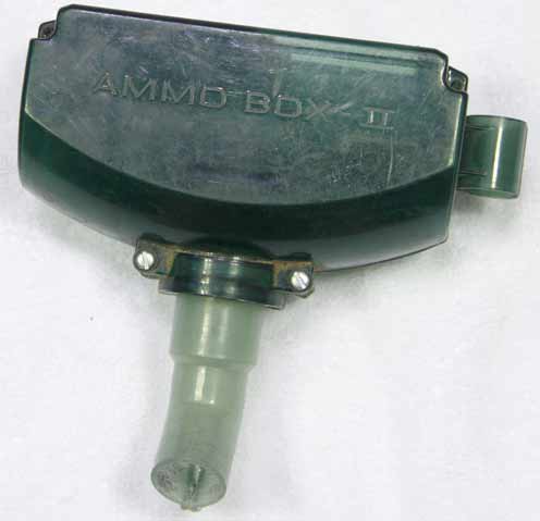 classic ammo box 2 bad shape, brittle plastic, used