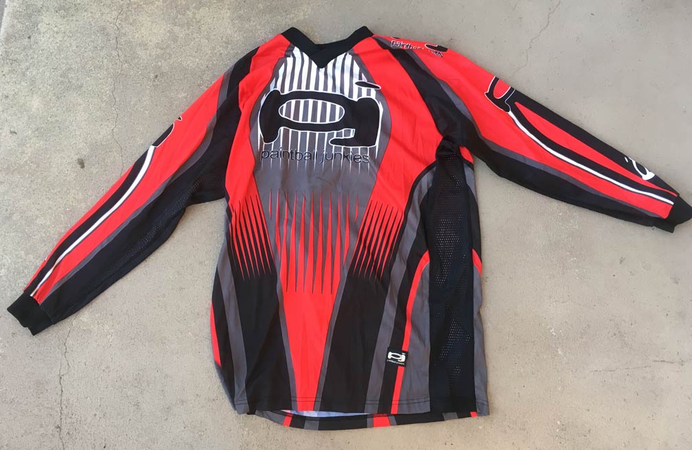 Red Paintball Junkies Jersey Size 2XL