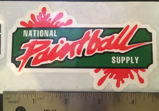 National Paintball Logo Sticker