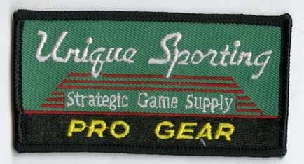 Unique Sporting Pro Grear Large patch new