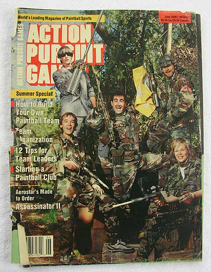 APG june '89, poor shape, cover and rear cover split and not attached to mag