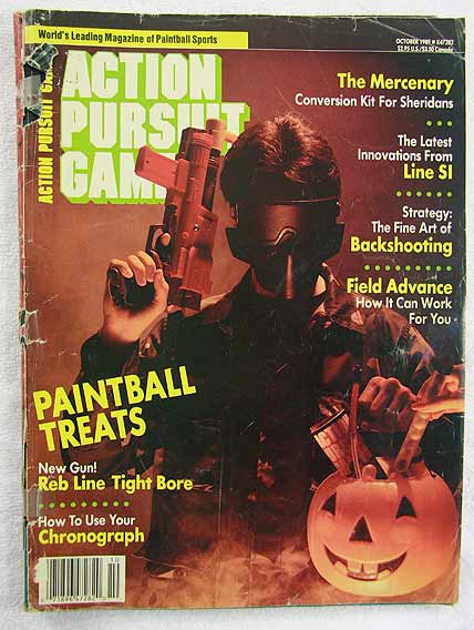 APG October '89 poor shape, cover not attached, couple pages have stain from food?