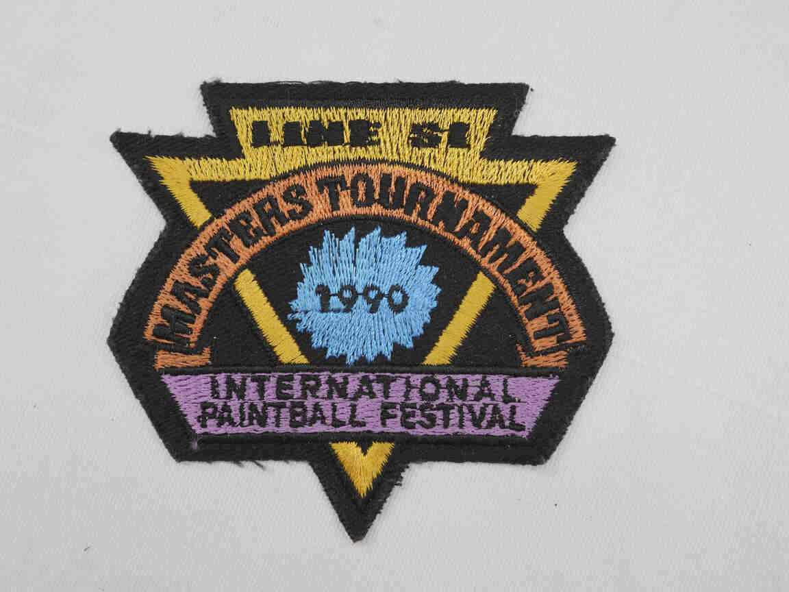 1990 Line Si Master tournament international paintball festival patch, great shape.