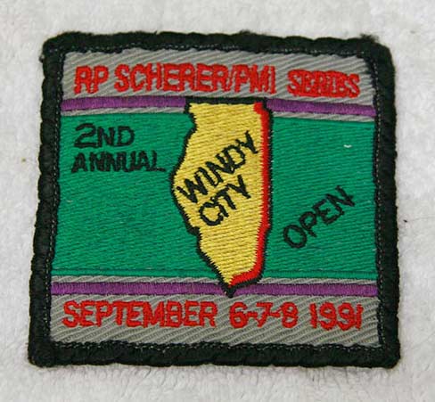 Chicago Windy city open 1991 patch, used decent shape