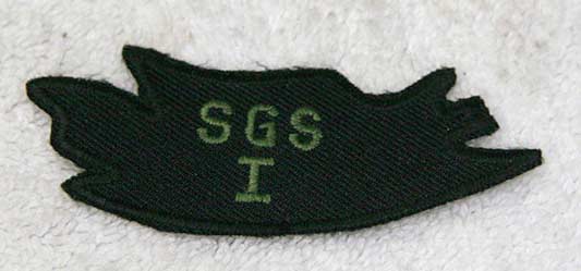 SGS 1 patch, I think from Adventure Mountain. New.