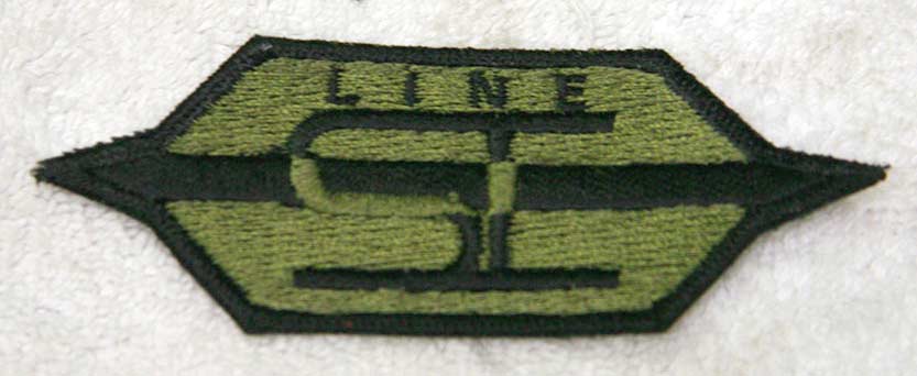 Line SI Green Background Black Foreground Patch, looks great