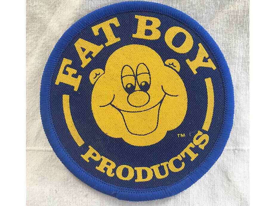 Fat Boy Products Patch, new, silkscreened.