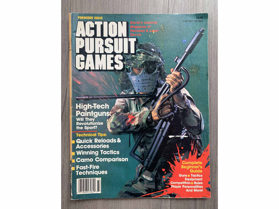 Action Pursuit Games Premiere Issue Fall 1987, decent shape