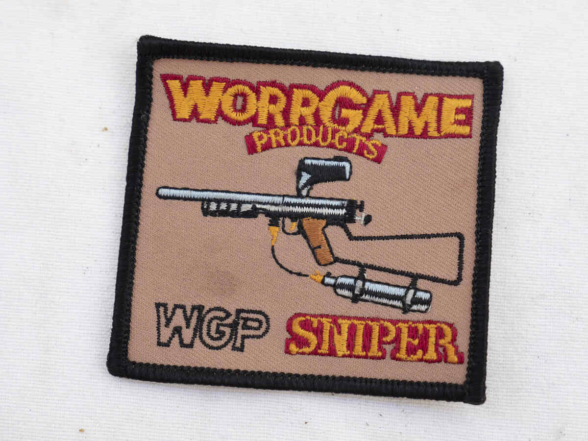 WGP Sniper 1 Patch, tan, good shape, light stain