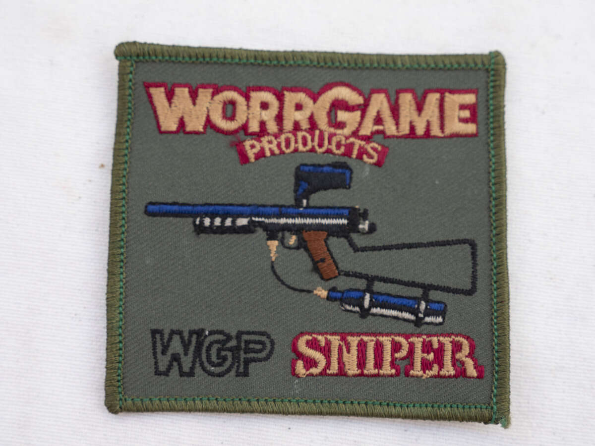 WGP Sniper 1 Patch, green, good shape, light smudges from kicking around