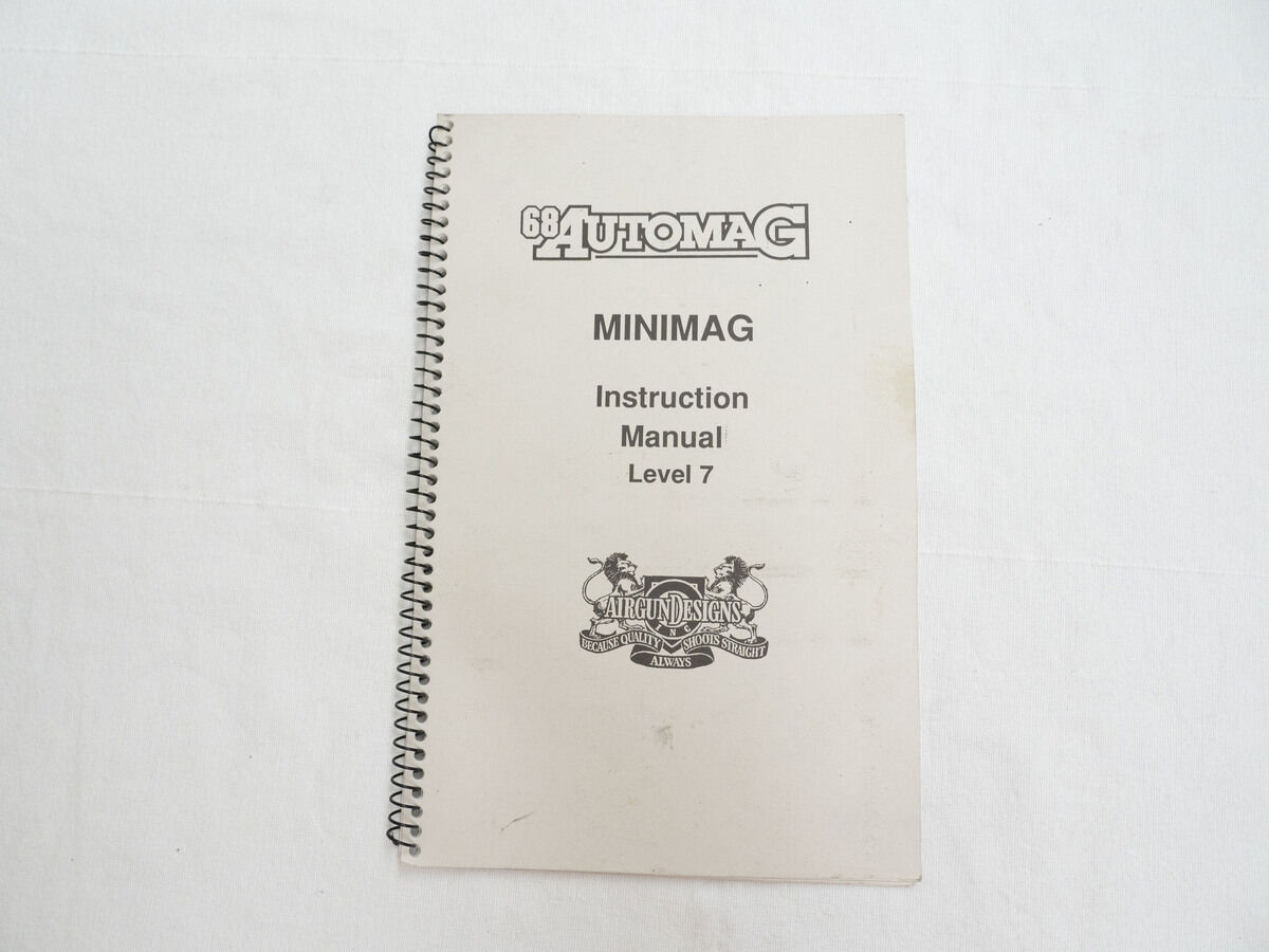 AGD Minimag manual, used shape