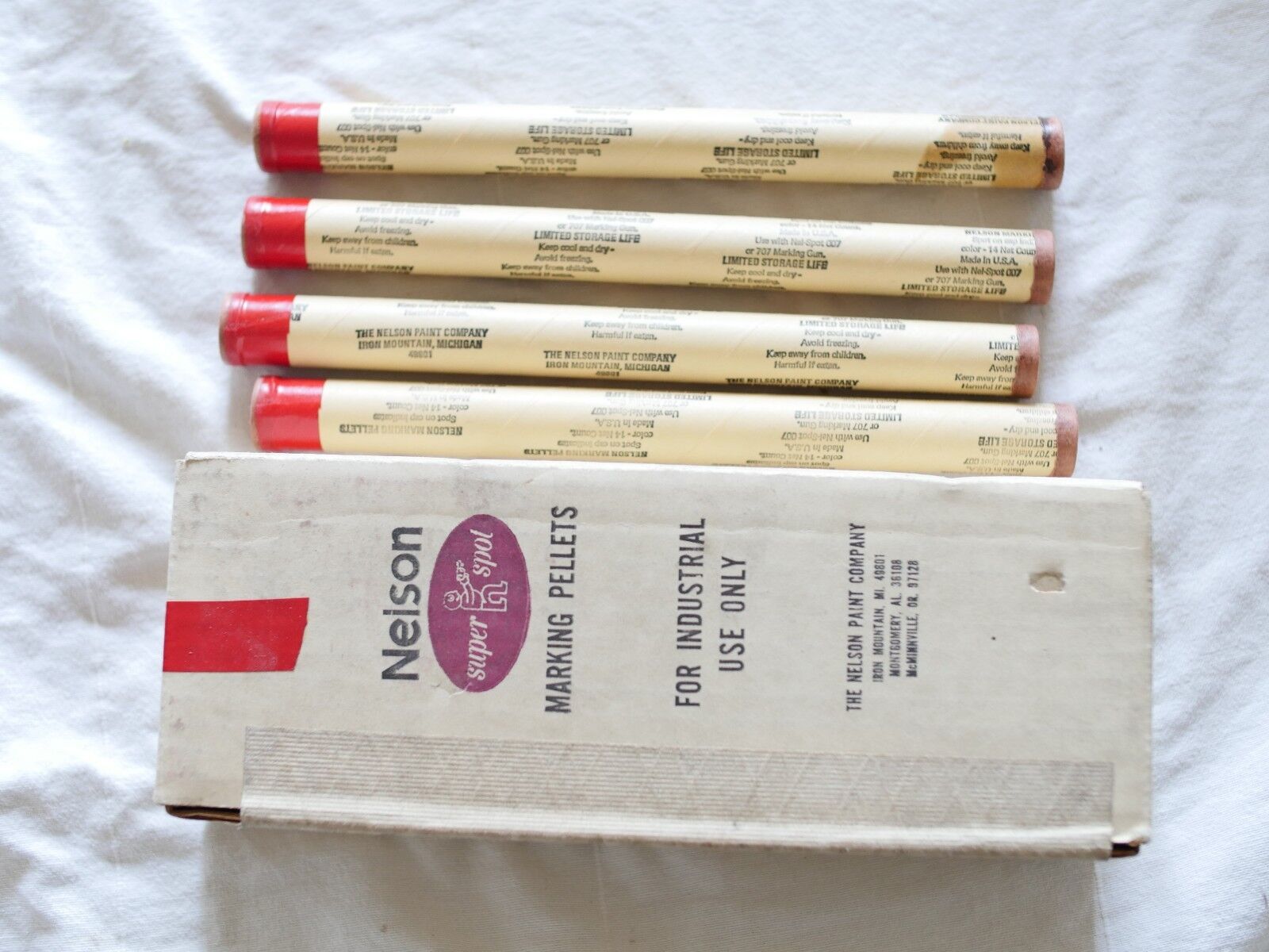 Nelson Vintage Oil Based Paint Tubes, New Old Stock c.1960/70/80s?