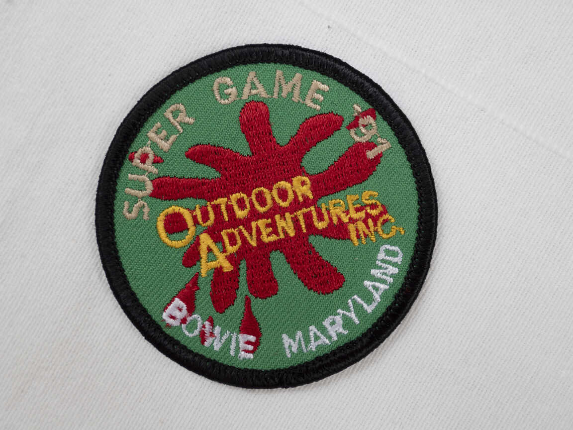 Super Game 91 - Outdoor Adventures Inc Paintball Patch, Bowie Maryland