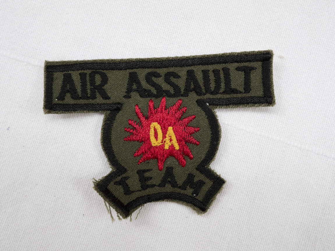 Air Assault Team patch, new, some have backing curling