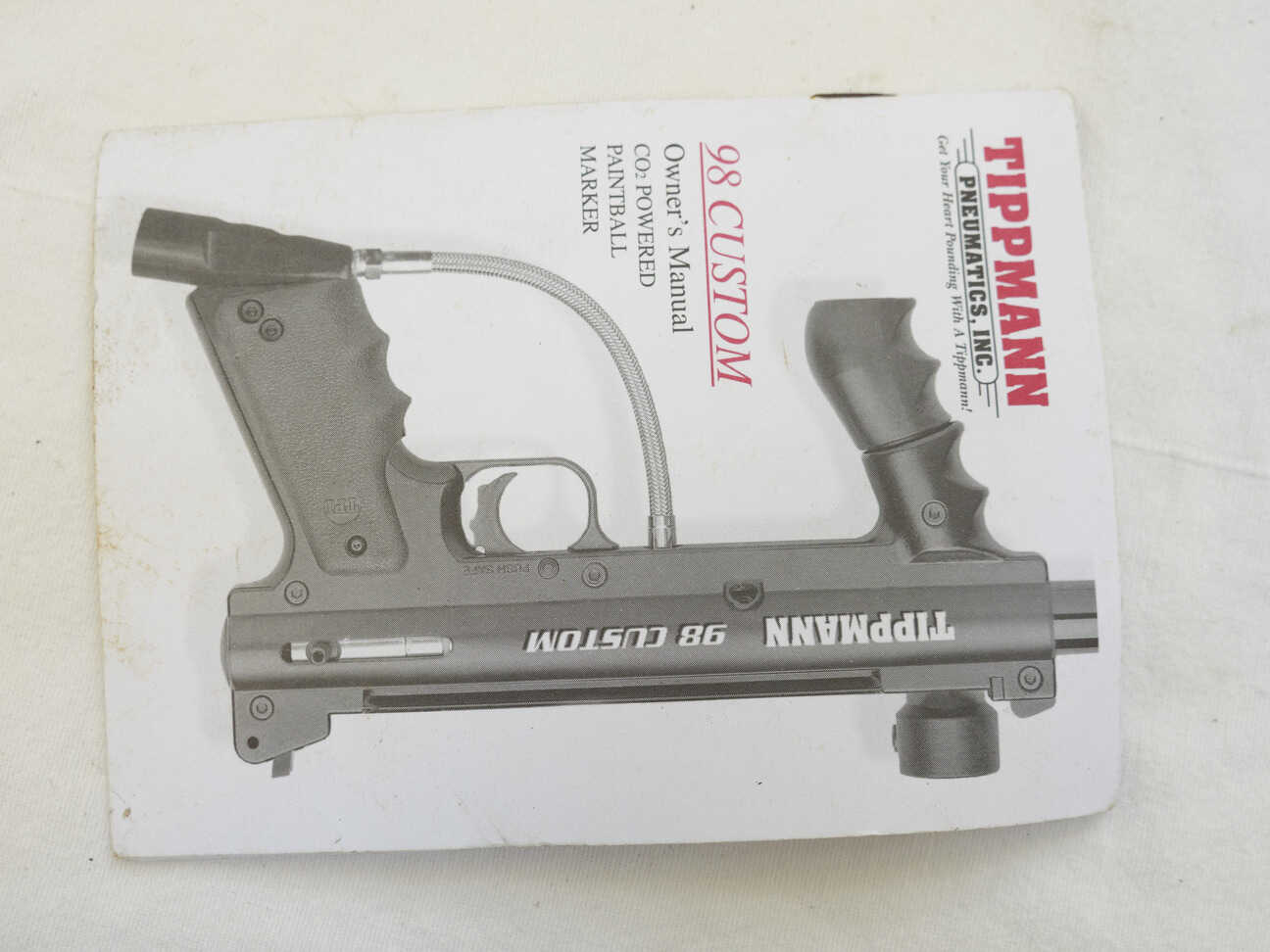 Tippmann 98 custom manual, used shape, not flat
