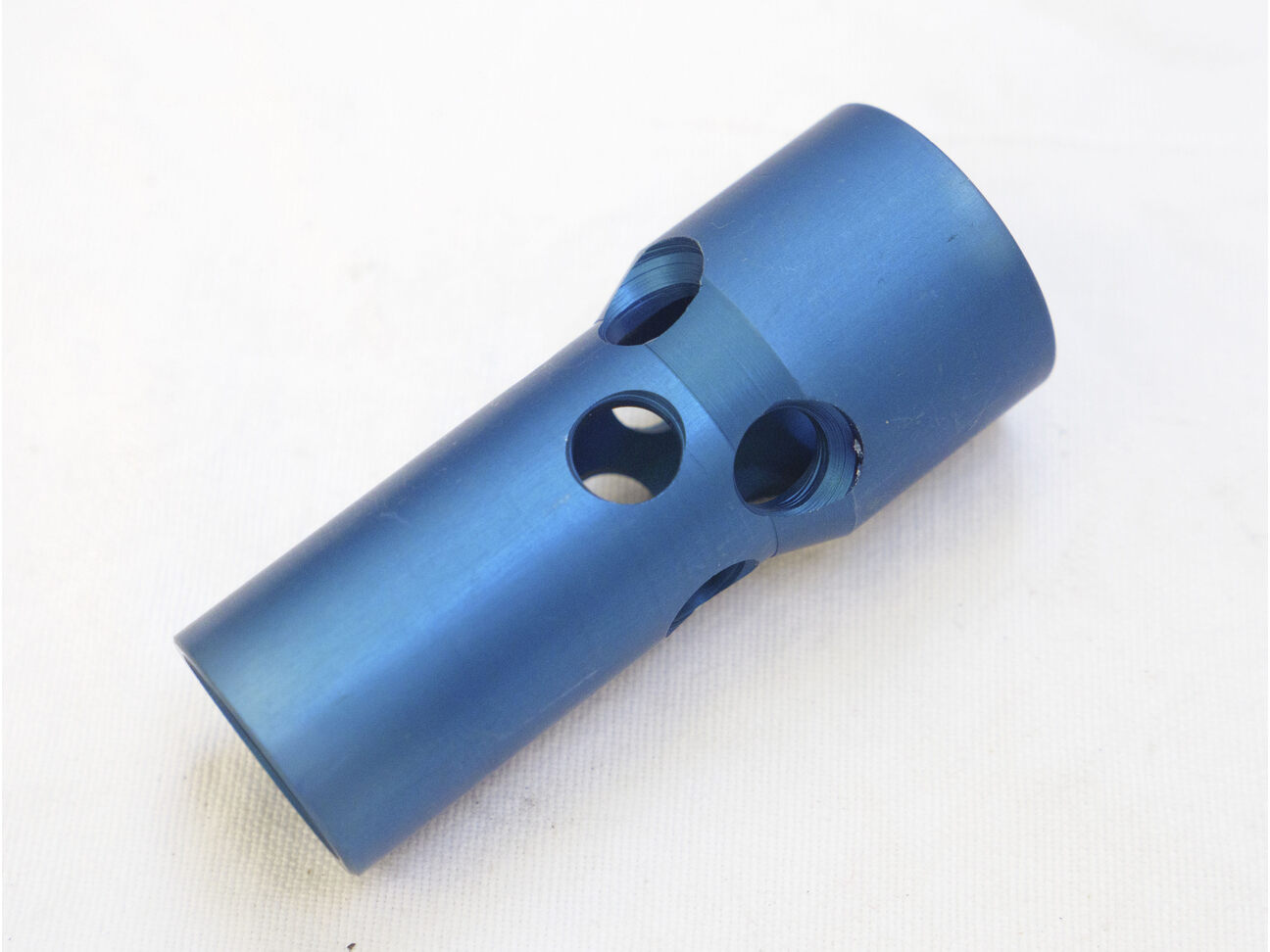 Light Blue 1 inch Muzzle Break, Taso or Palmers style.