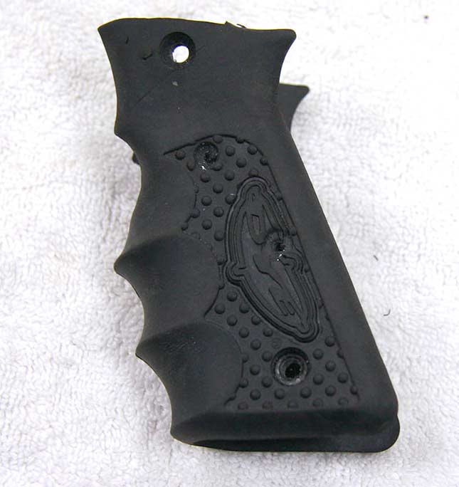 Bad shape black dye sticky grips, extra holes drilled
