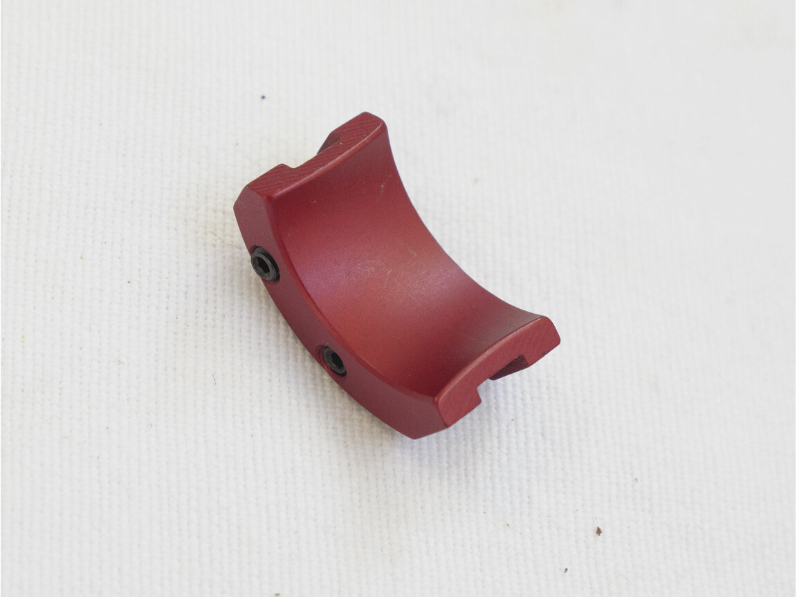 Red single trigger shoe, one included, used good shape, flat red ano
