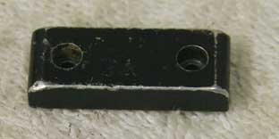 Z1 detent plate, well used shape dark blue