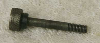 Nelson back valve body thumbscrew, 10x32, 1.67 inches in length, used, steel (one)