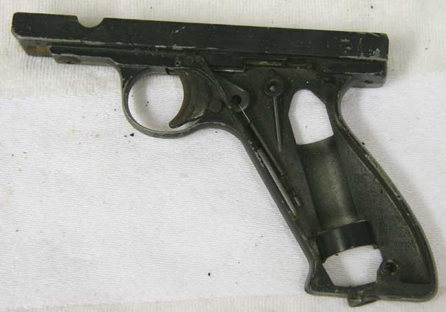 Nelson 007 grip frame, used decent shape, scrapes in paint and some rust, has wirestock holes