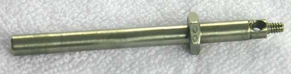 Size 00 stainless powertube in new shape, dirty from sitting, id=~.114-.115