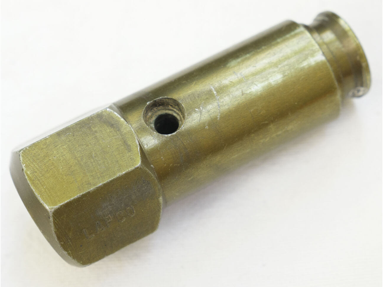Lapco olive green back bottle asa in used shape, ex rental, works fine