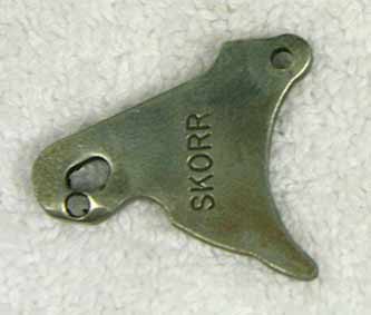Steel (not plated) skorr trigger. Polished, used