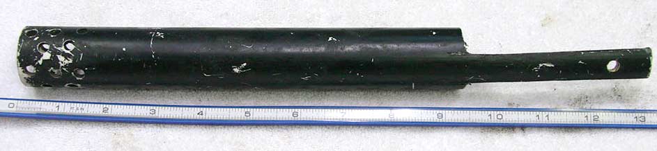 Junk PVC homemade pump arm, id is 1.025 inches. 13 inches