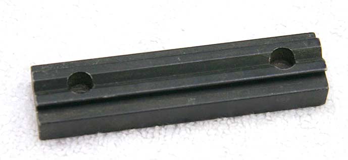 Matte black finish nelson sight rail